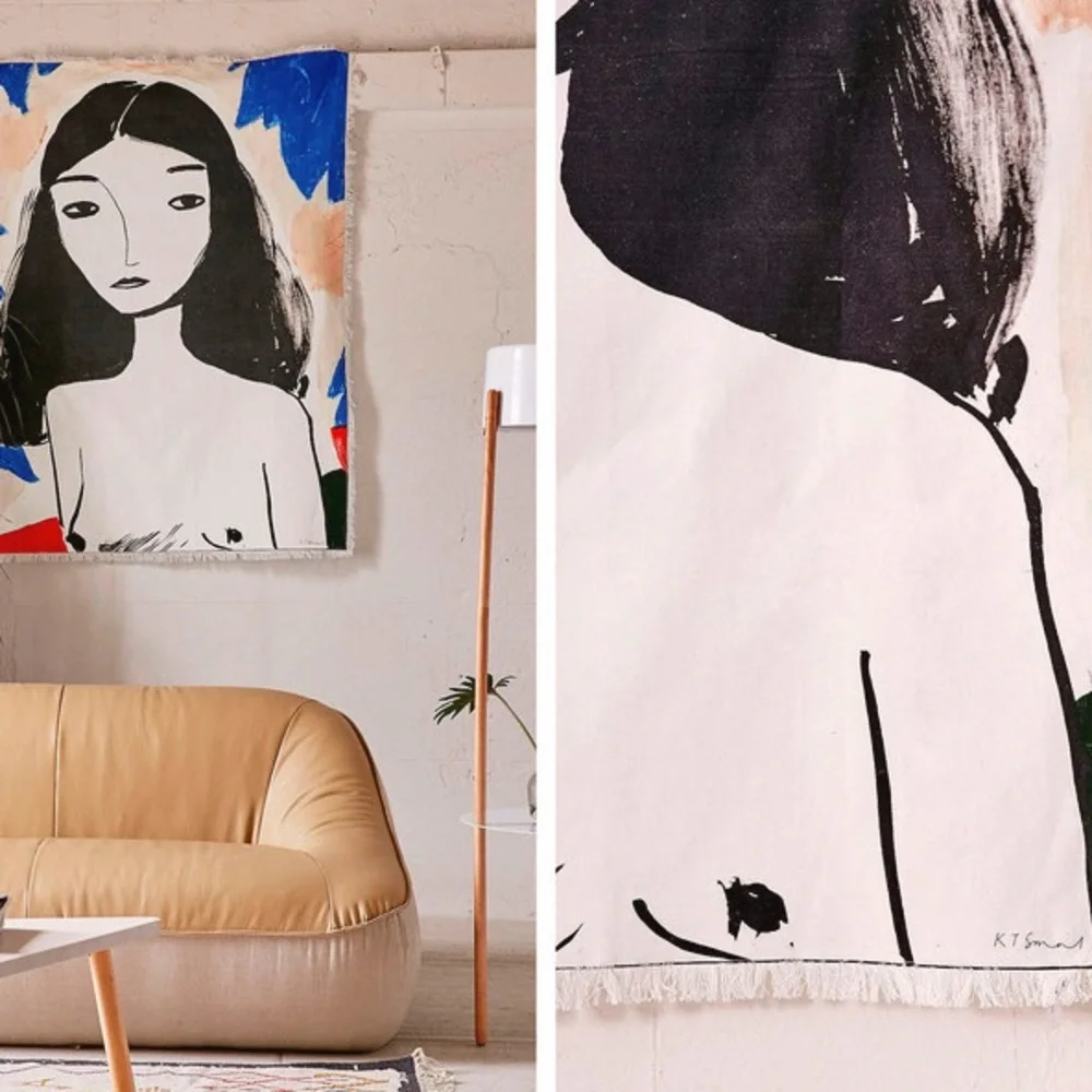 Urban Outfitters Katy Smail UO Exclusive Modern Femme Art Tapestry